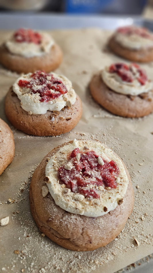 NY Strawberry Cheesecake Cookie