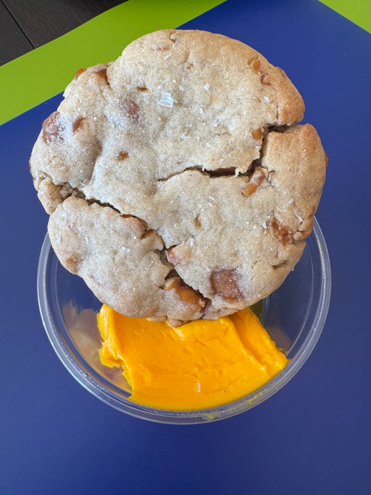 Ale House Pretzel Cookie with Pub Cheese Dipping Sauce
